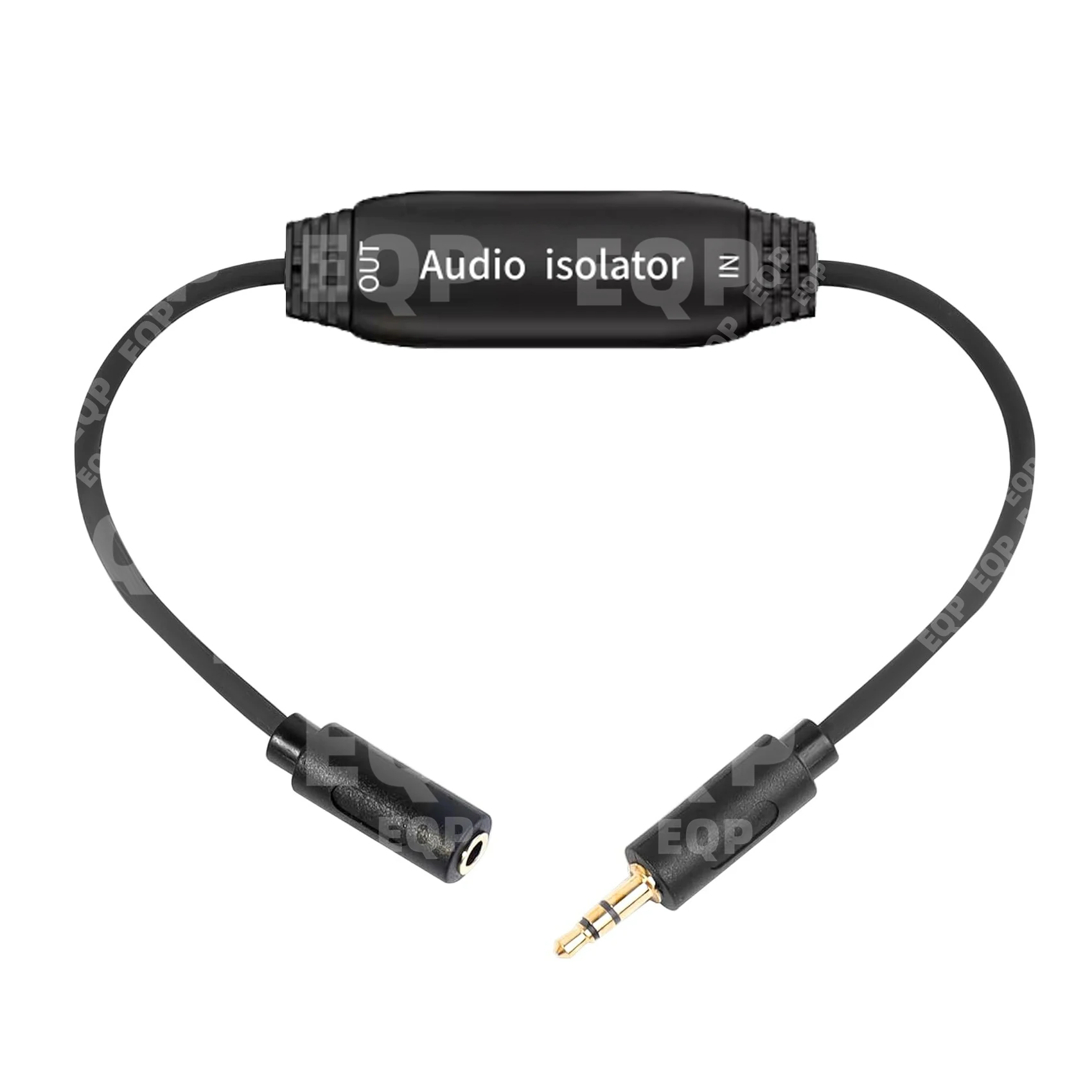 3.5mm AUX Noise Filter Ground Loop Isolator for Car Audio/Home Stereo System Headphone Hum Eliminator Plug & Play