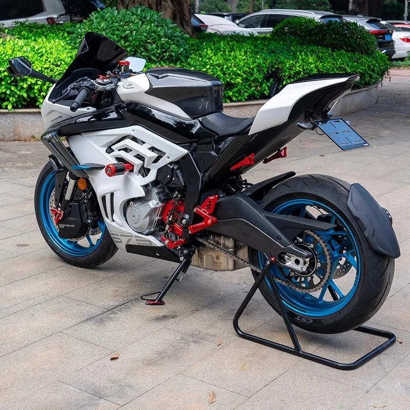 Parts for Chunfeng 675SR 675NK Modification Carbon Fiber Height Fuel Tank Cover 675SR-R Accessories Fuel Tank Cover