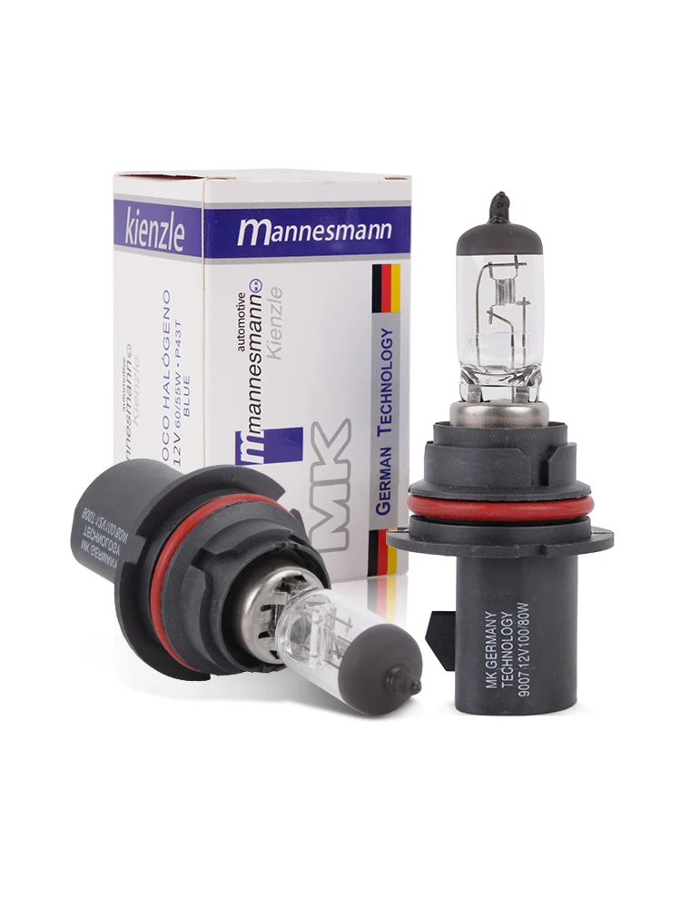 

12V 80W 100W Highlighted version 9007 Halogen Headlight 3000K Yellow Quartz Glass Halogen Lamp Bulbs Car Light Bulb