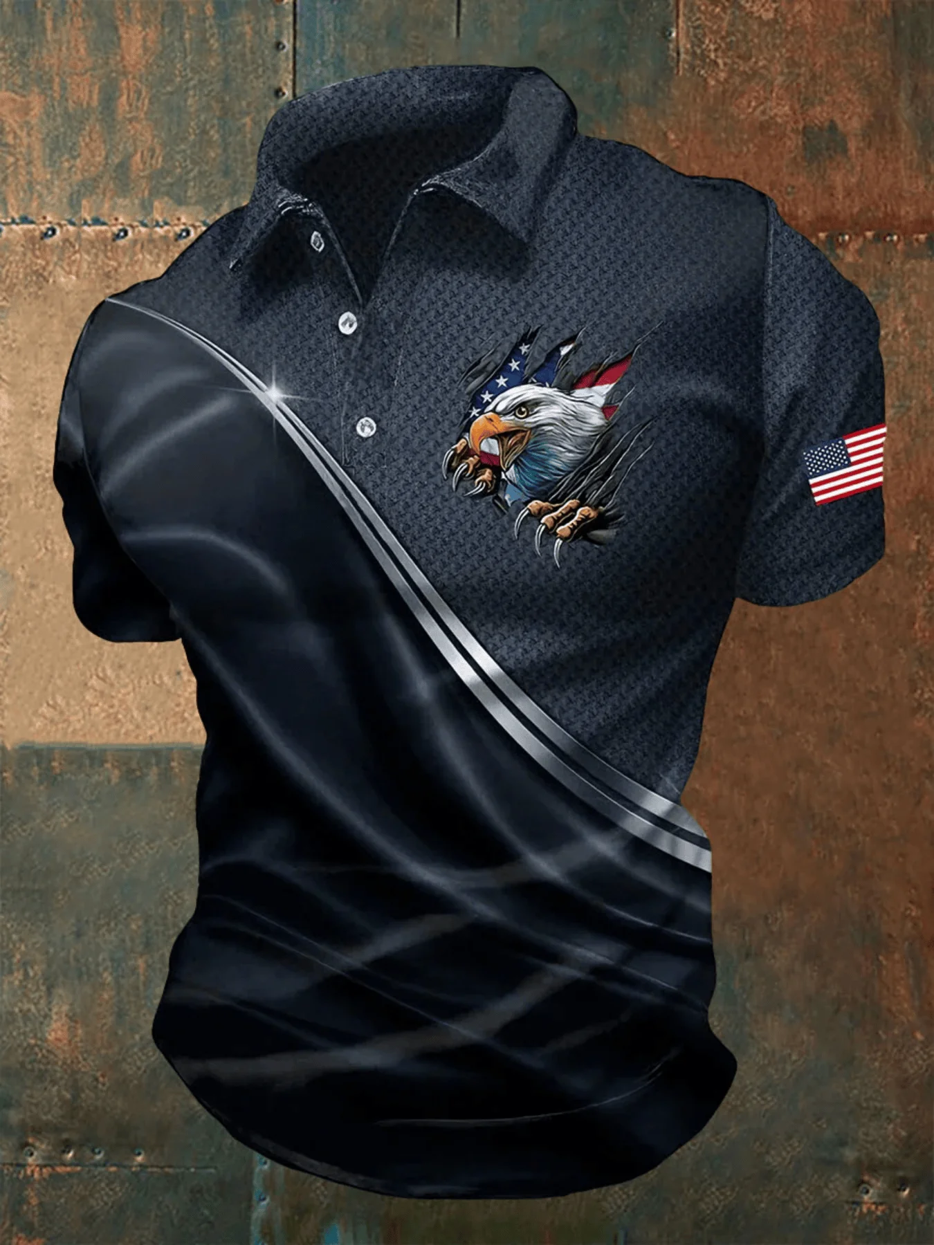Shirts for Man 3D Printed Short Sleeve Polo Clothes Tech Style Short Sleeve Sports Muscle POLO Shirt Men's Anime Cosplay Print