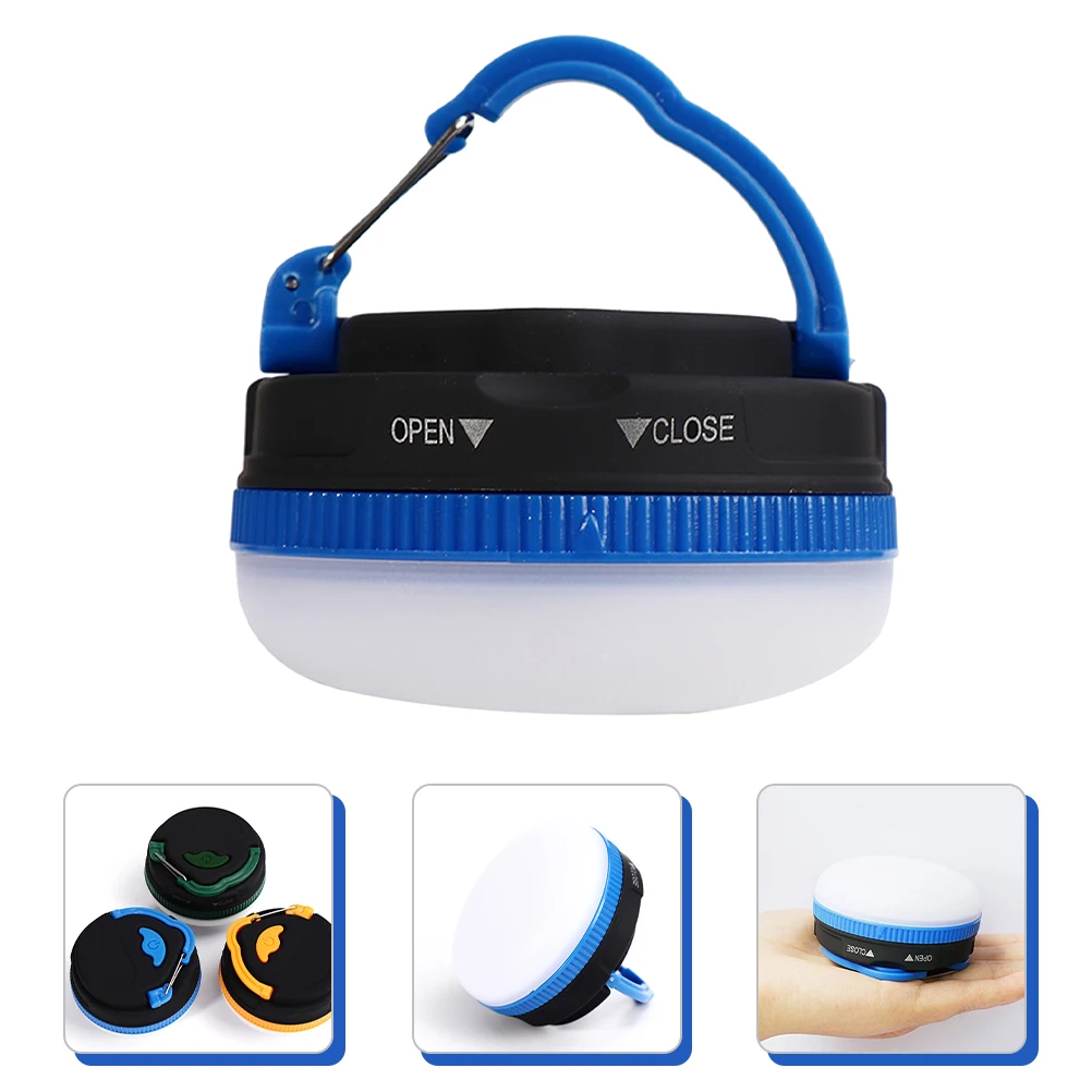 

LED Camping Lantern Bright Portable Tent Light for Hiking Fishing Hunting Durable ABS PP Material Operated Camp Light