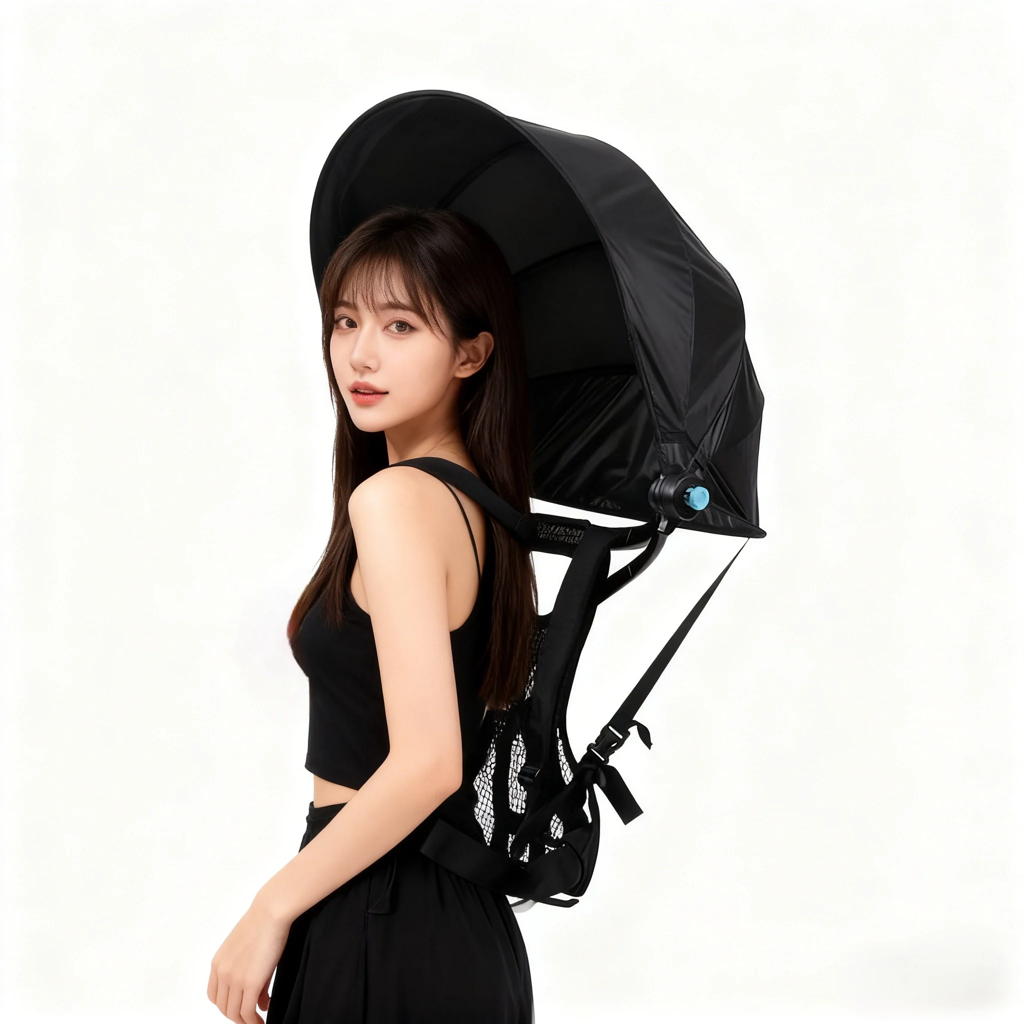 Baikal Tent All-weather 1.3kg 80x65cm Waterproof 1000-1500mm Aluminum Alloy Portable Anti-UV Outdoor Foldable Flexible Umbrella