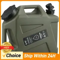 Contenedor de agua para acampar de 12L, contenedor de almacenamiento de agua, accesorios portátiles de gran capacidad para senderismo al aire libre