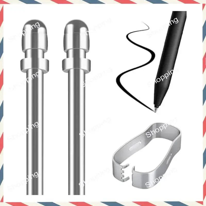 M20K No Wear Out Titanium Replacement Pen Tips, 2 Smooth And Precise, With Installation Tool, Universal Pen, Digital Pen, Durabl