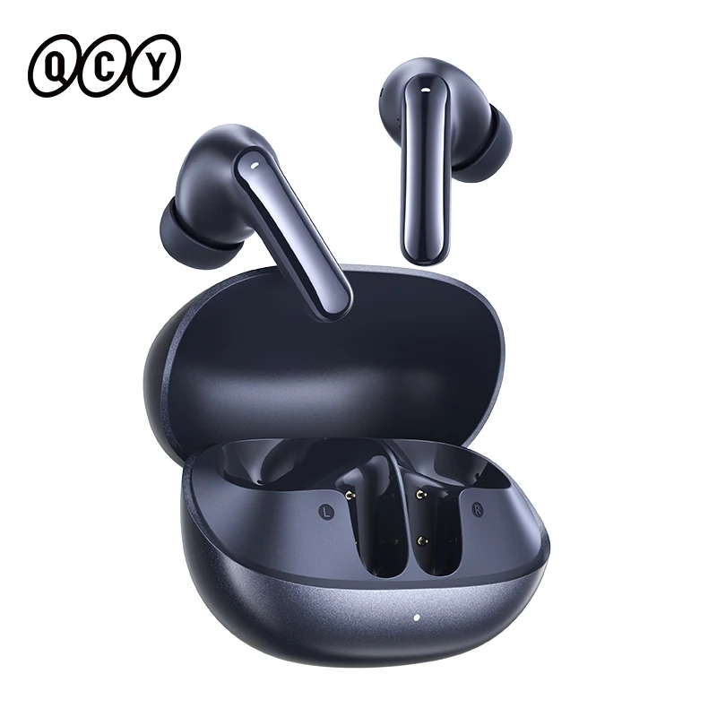 QCY Melobuds N20 BH25HT20A Draadloze Bluetooth 6.0 Oortelefoon -50dB Adaptieve ANC 13mm Drivers Headsets 6 Microfoons HD Gesprekken Oordopjes 40 uur