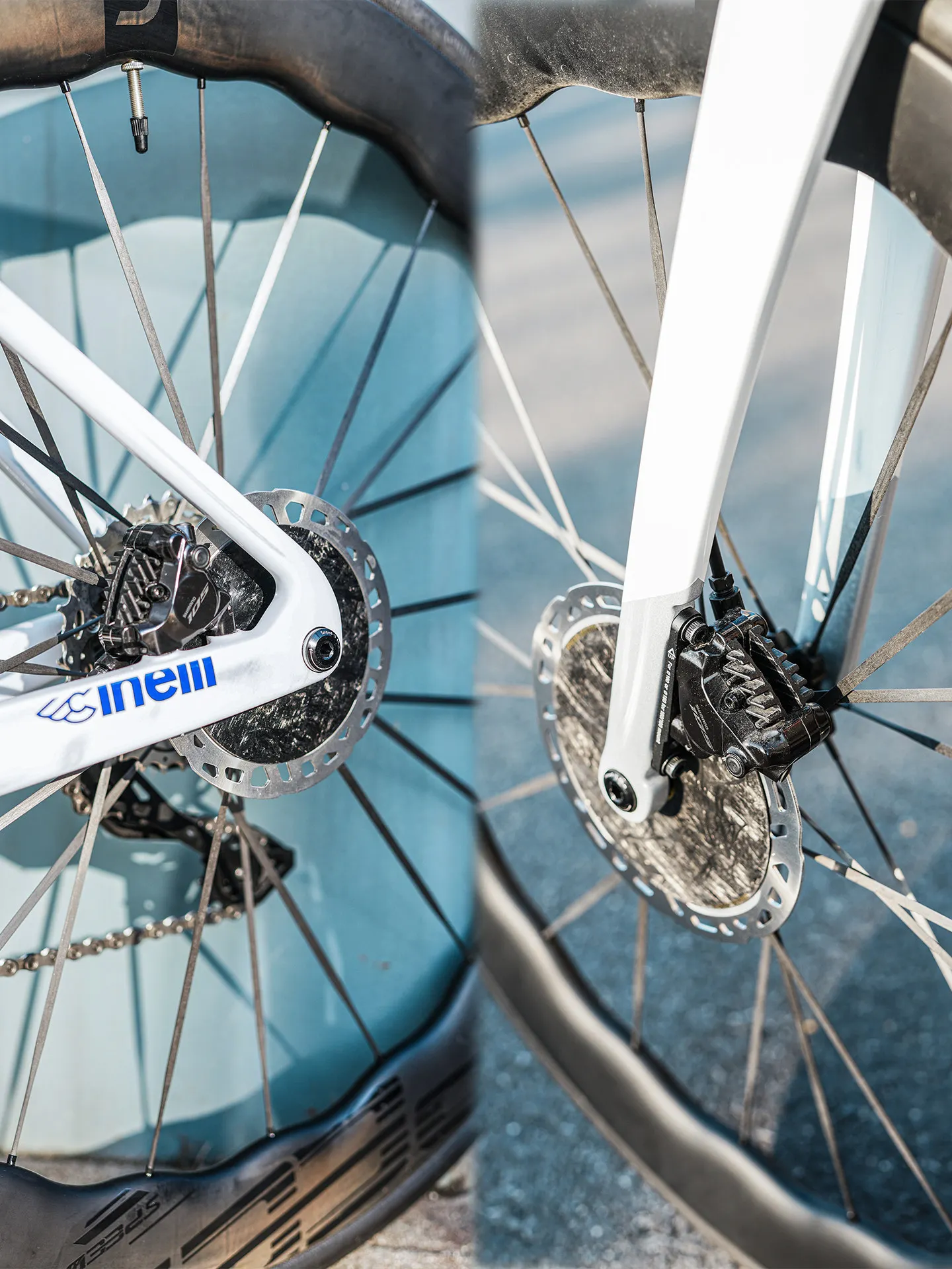 Chaser Rennrad Aero Scheibenbremse Center Lock Disc Carbonfaser Aerodynamische Verriegelungsabdeckung für Shimano MT800/CL900 – Detail 10