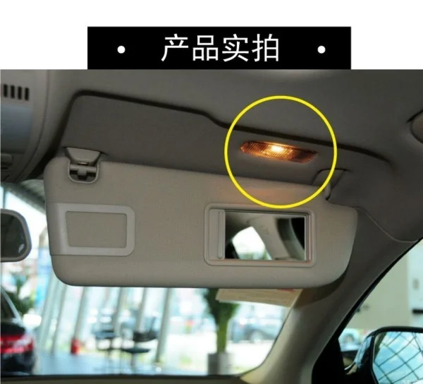 Interior Light Sun Visor Lamp Dome Light For Audi A3 S3 A4 B7 B8 A5 A6 C6 A8 D3 Q5 TT 4E0947105  4E0947105C 4FD947105