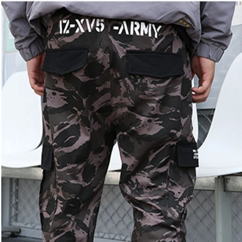 Plus Size Men\'s Overalls 9XL 8XL 7XL 6XL 5XL Hips 146CM Camouflage Elastic Waist Multi Pocket Loose Casual Pants