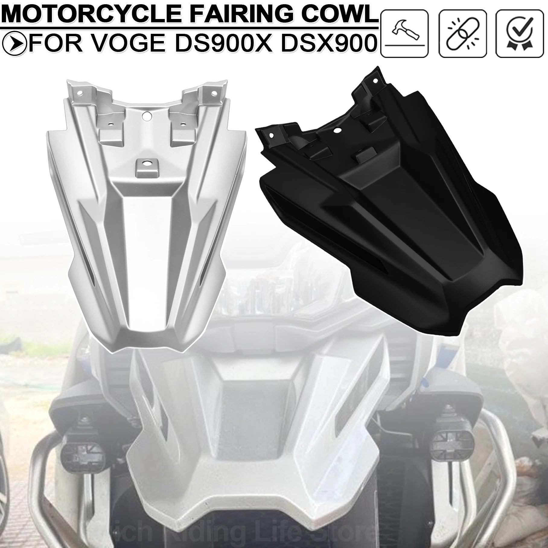 Motorcycle Beak Fender Extender Front Fairing Cowl Protector For VOGE DS900X DSX900 DSX 900 2024 2025 2026 Modified Wheel parts