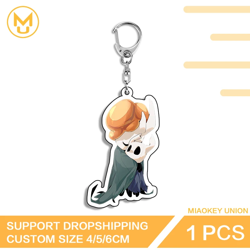 سلسلة عائلة هولو نايت البعد الثاني سلاسل مفاتيح مزدوجة الجوانب صارخة دعائم رائعة ساخنة حقيبة ظهر رائعة لتزيين بنفسك