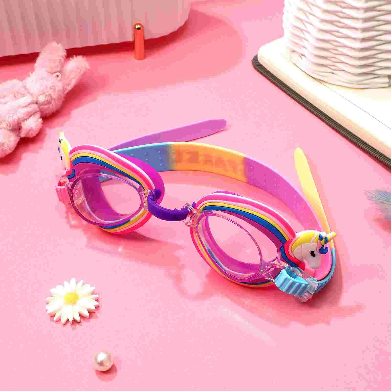 

Children's Swimming Goggles Toddler Kid for Kids Glasses Colorful Silica Gel Girl