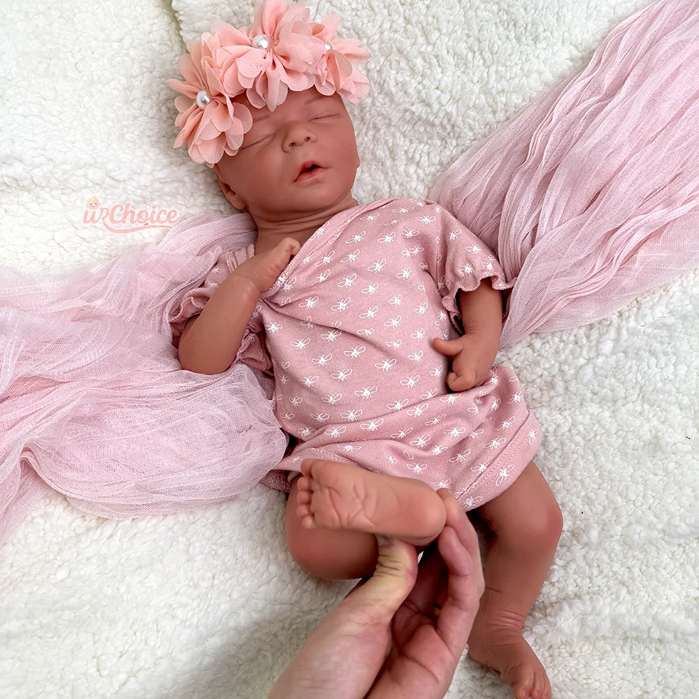 Open Mouth 18inch Newborn Baby Early Education Props Full Silicone Reborn Doll for Depression & Loneliness Support Collections