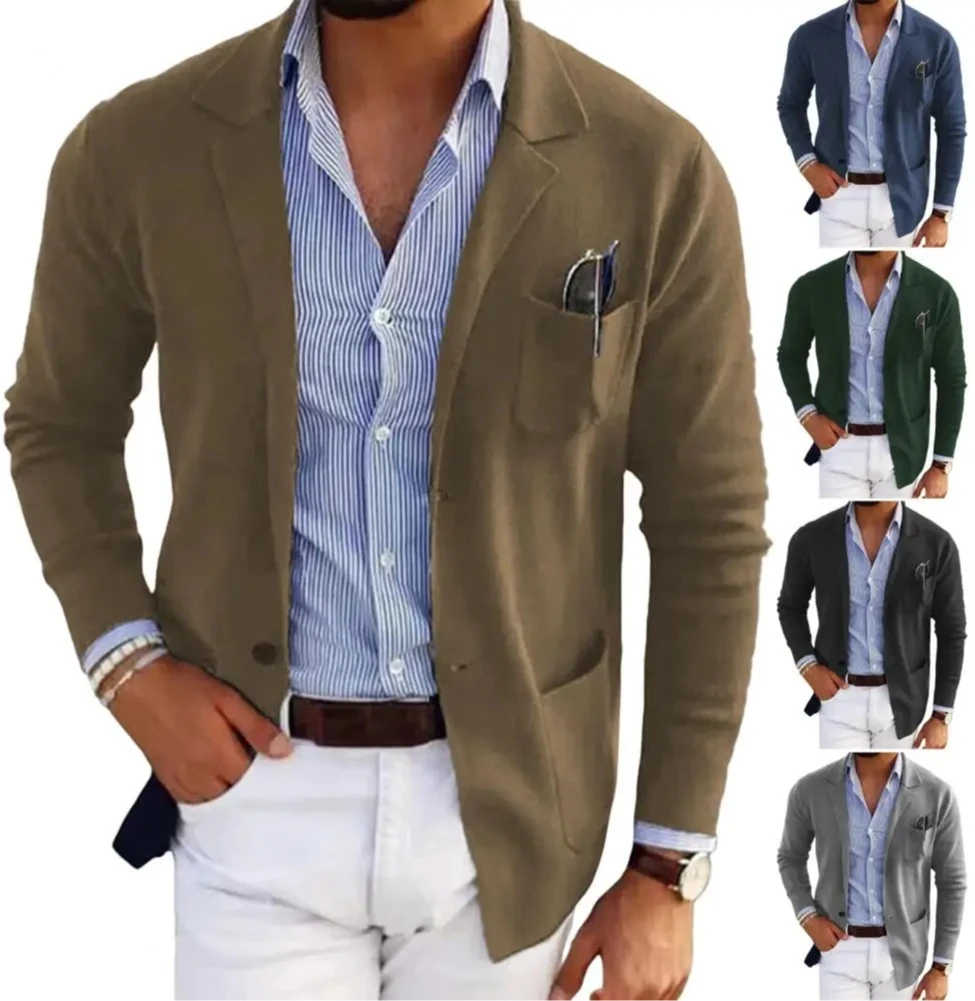 

New fashionable and casual men's slim-fitting western-style suit for parties and weddings
