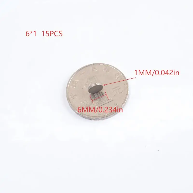 15PCS 6x1MM High Temperature Magnet Is Mainly Used for Soldering Tool of Tin Furnace with Maximum Temperature Resistance of 350℃
