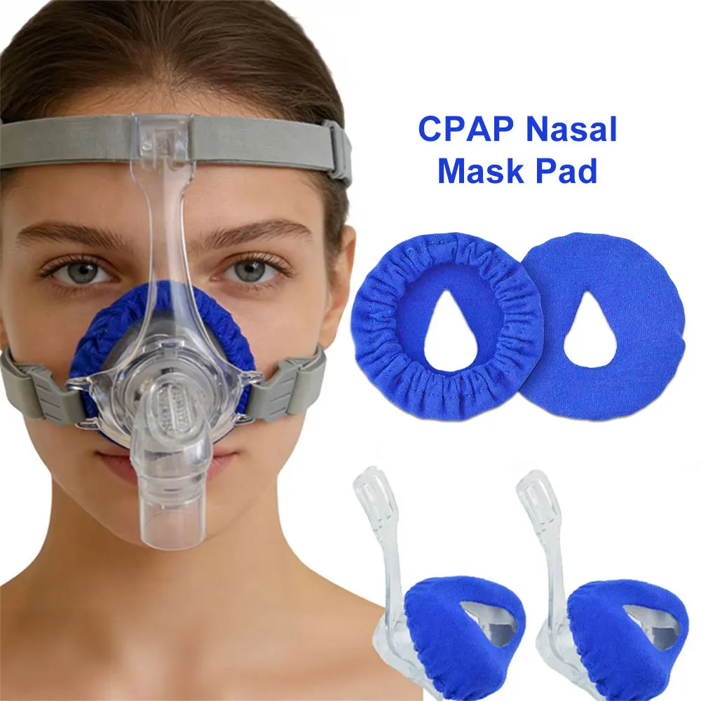 1 Pack Washable Breathable Mask Liners CPAP Nasal Mask Cover Pad Comfortable Fabric Cushion Nose Mask Covers Reduce Air Leaks