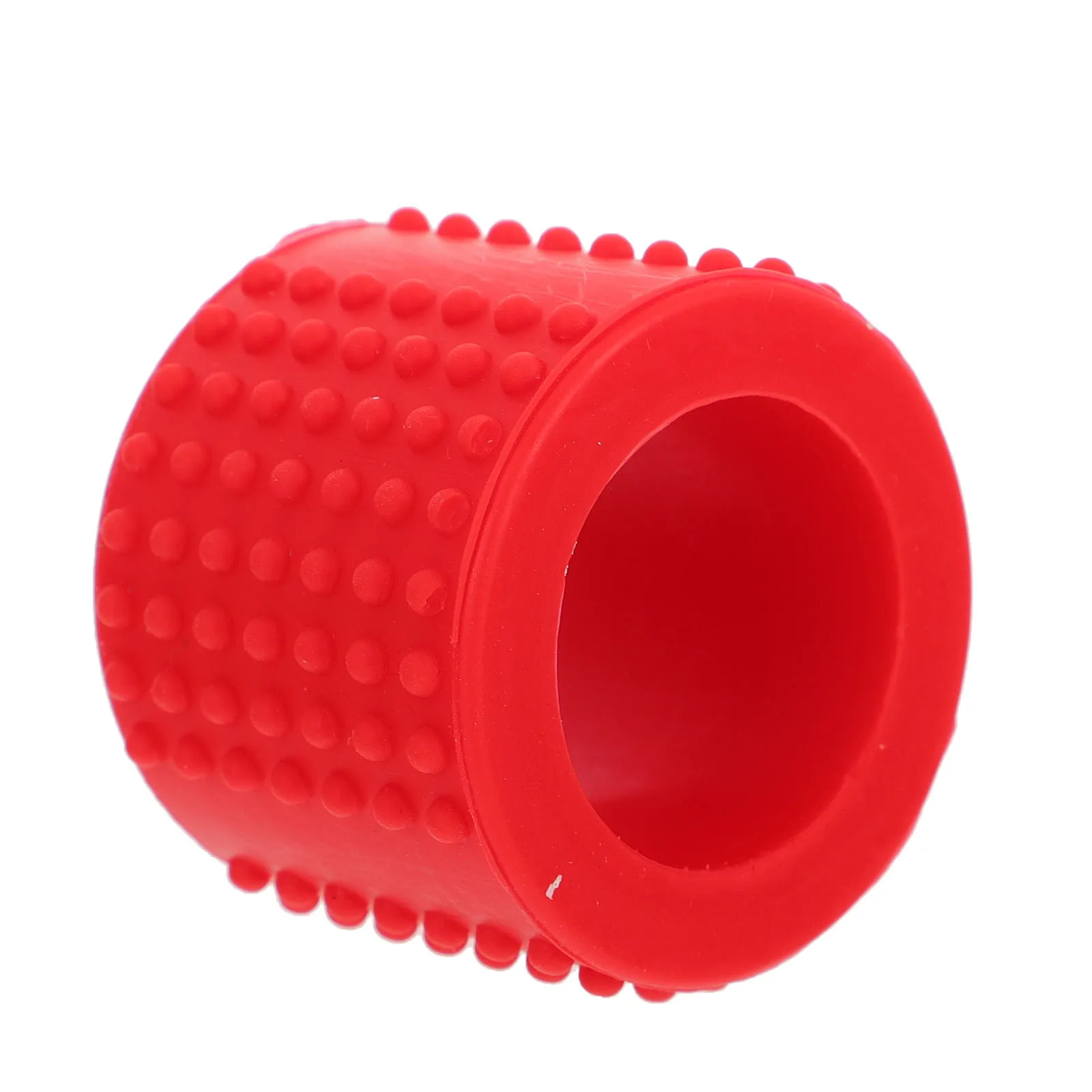 

1Pcs Silicone Grip Cover Durable Gear Handle Sleeve Red Practical Resistant to High Temperature Oil Acid Abrasion for 25mm Pen