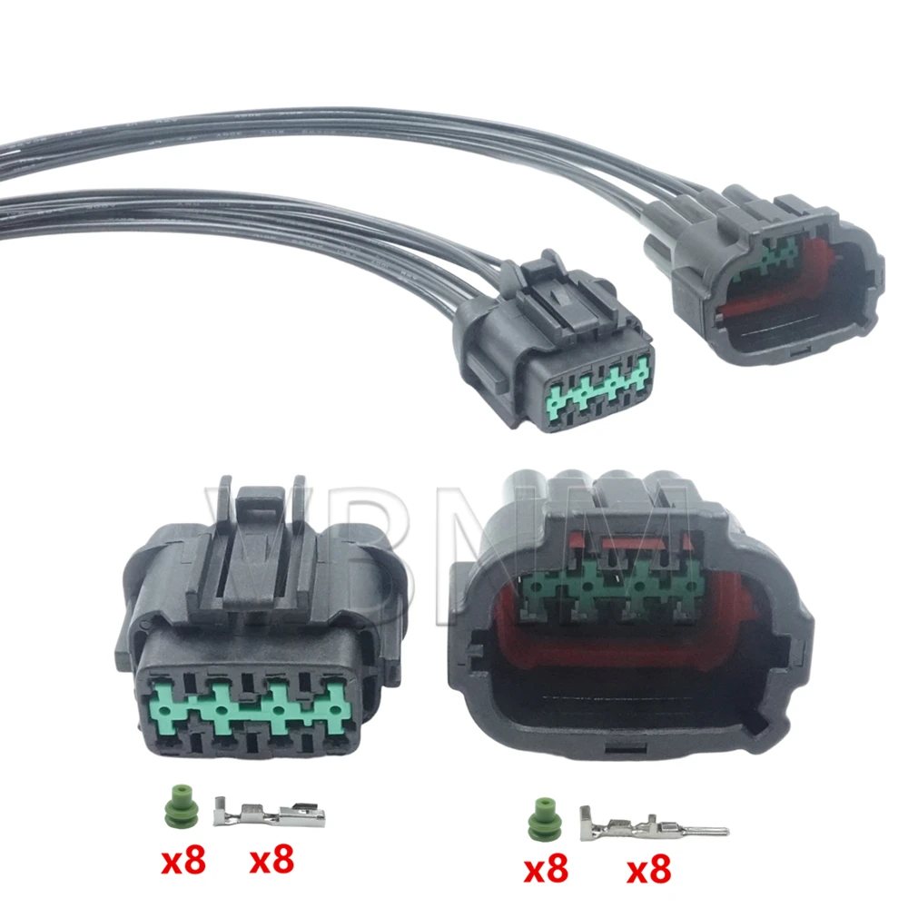 8 Pin 6918-1780 6188-0736 6185-1177 PB291-08827 PB295-08820 Car Headlight Wire Waterproof Plug For Nissan Sylphy Teana