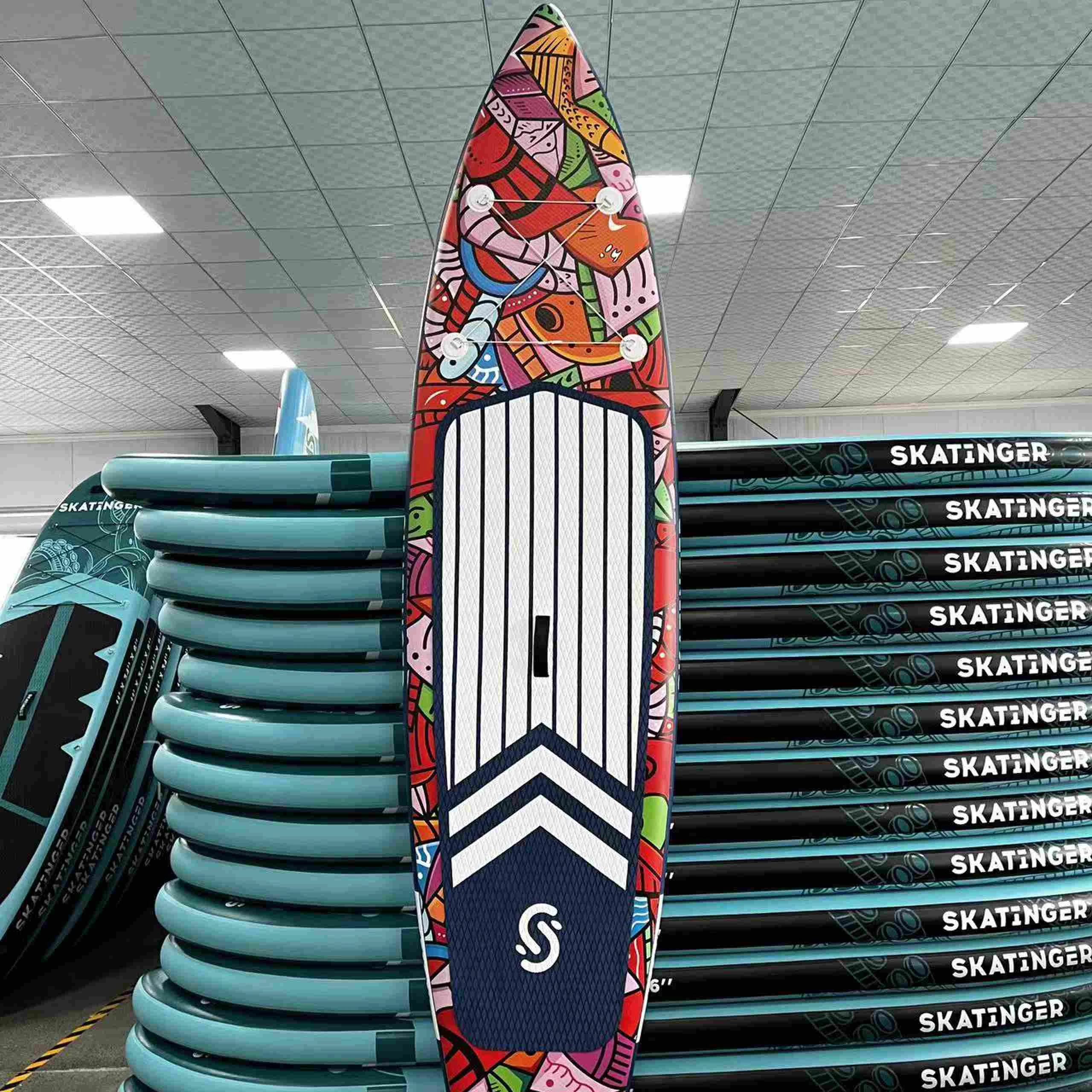 2025 New Design Surfing Inflatable Stand up Paddle Padel Surf Board Paddleboard Surfboards Surfing Water Sports