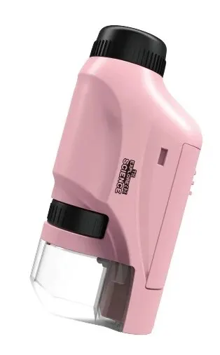 Mikroskop 60-120x Labor-Handmikroskop, batteriebetriebenes Mikroskop mit LED-Licht, wissenschaftliches Mikroskop für Kinder