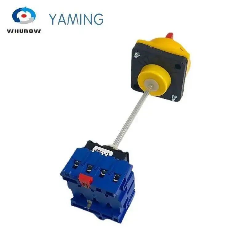 Isolating Switch YMD11-25B With Padlock Aluminum Pole 25A 32A 3P Load Break Power Cut Off Operation Outside Electrical Cabinet