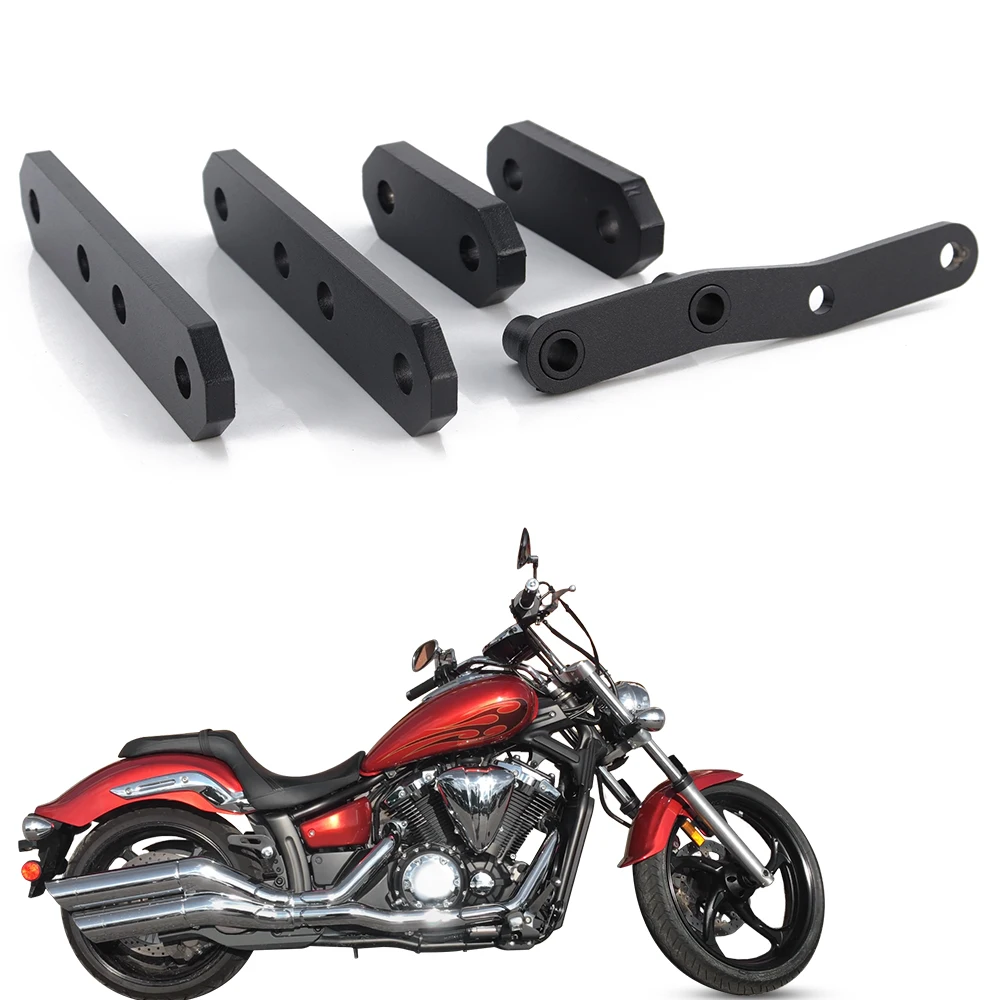 For YAMAHA STRYKER 1300 2011-2015 2016 2017 Motorcycle Steel Forward Control Footrest Extensions Pegs Footpegs Adjustable Set