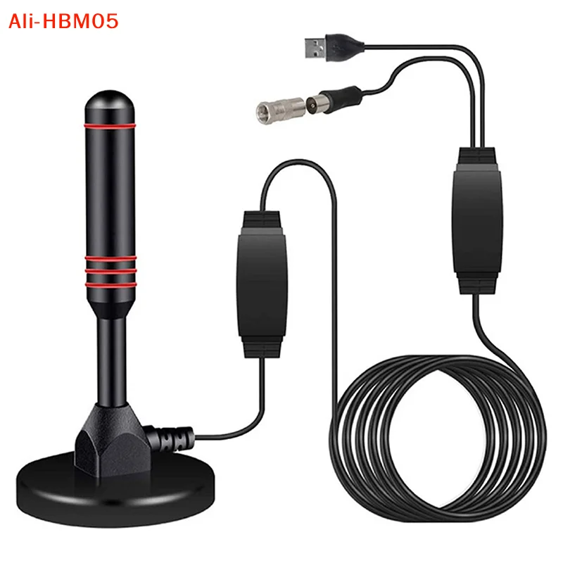 (HB05)Digital Tv Antenna Terrestrial Wave Suction Cup Amplifier High-Definition Dtmb Tv Receiver Set-Top Box Antenna