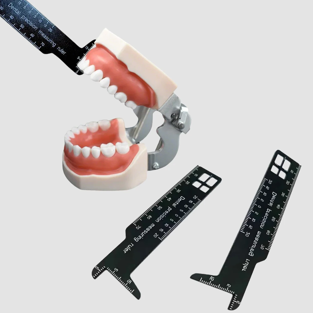 

High Precision Dental Ruler for Accurate Teeth Measurements Orthodontic Applications and Dental Photography
