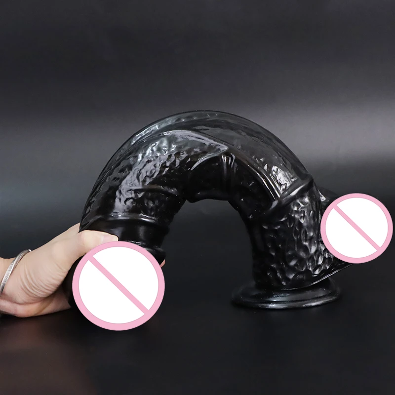 XXXL Fisting Dildo Anal Vaginal Stimulation 36.8x8.3cm Huge Realistic Dildos for Women Strapon Big Penis Sex Toys for Woman 18+