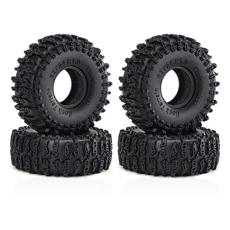 

Супермягкие липкие шины 1.0 для радиоуправляемых краулеров 1/18 1/24 Axial SCX24 FMS FCX24 AX24 (обновление)