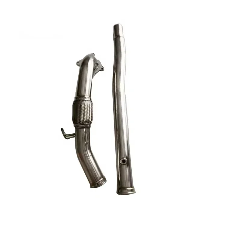 

High Flow Catless Exhaust Down Pipes For VW MK6 R Downpipe