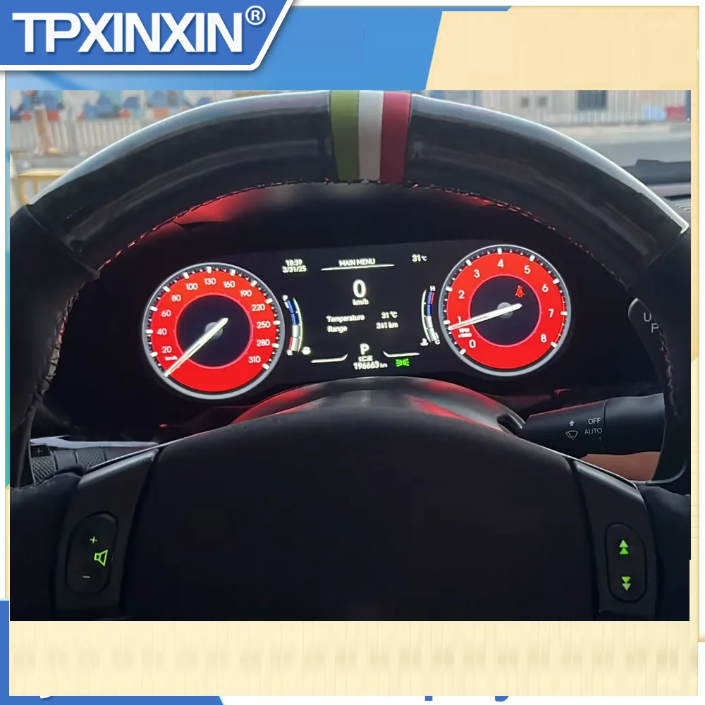 LCD Digital Cluster Dashboard For Maserati Quattroporte 2007-2012 GranTurismo GT 2007-2015 Instrument Panel Meter Speedometer