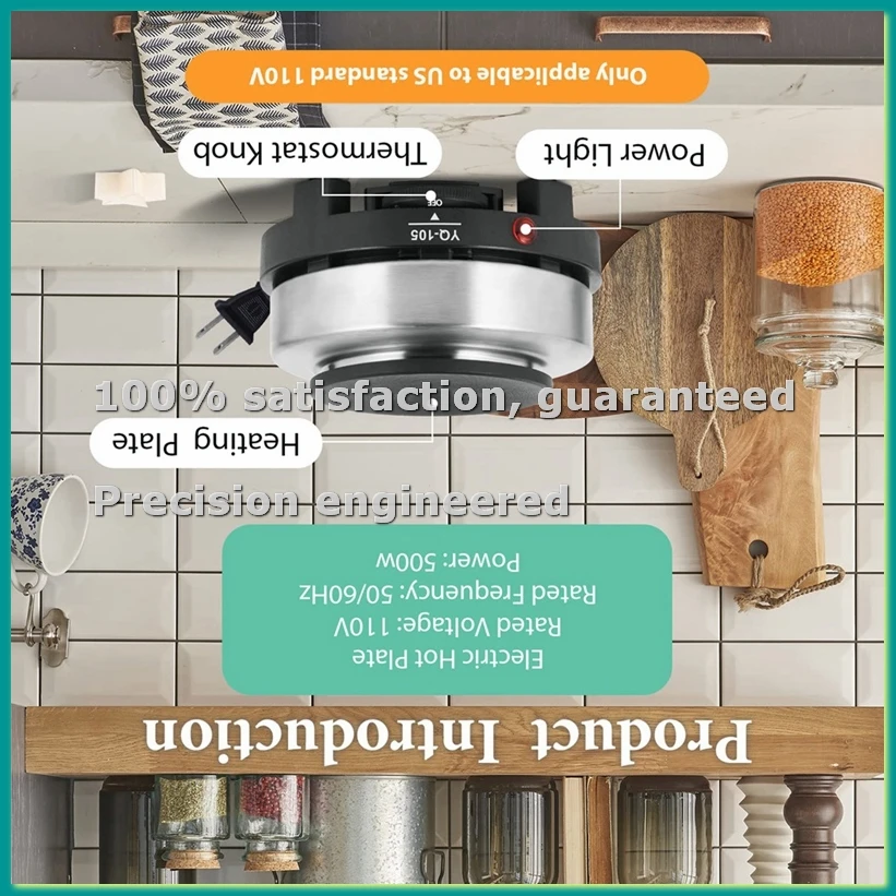 Candle Making Kit with Hot Plate,Candle Making Kit for Beginners with Melting Pot,Anti-Scalding Pad Perfect Set US Plug-A46I