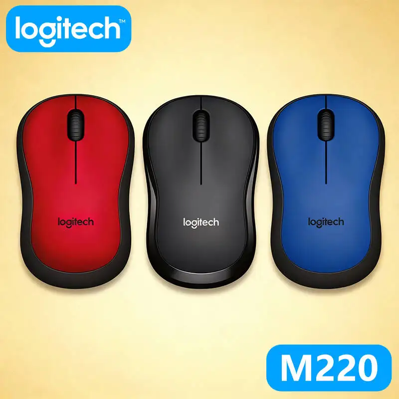 

Logitech M220 Wireless Mouse, Silent Clicks, 2.4GHz Stable Connection, High Precision, 18-Month Battery, Windows/PC