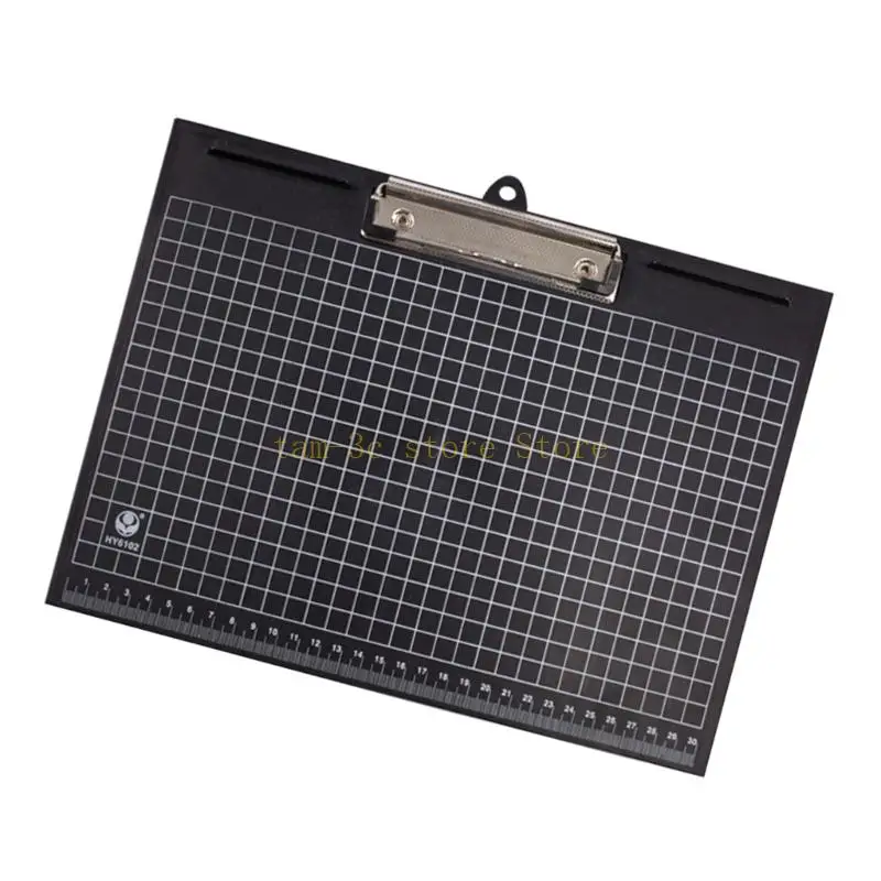 กระดานวาดภาพพร้อมคลิปโลหะต่ำและแท็บเล็ตสำหรับเขียนสำนักงานแบบมีรูแขวน D0UA