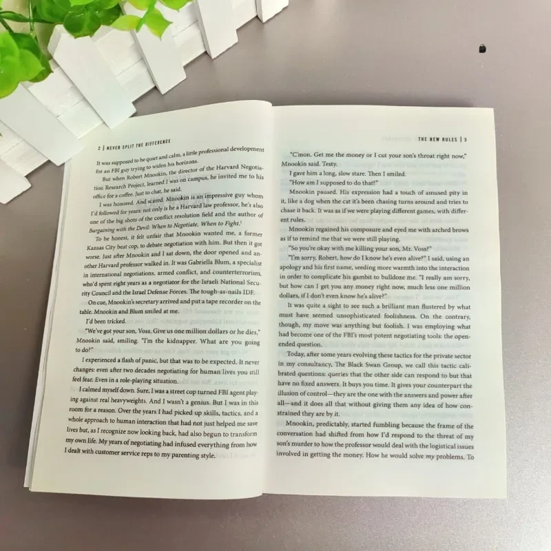 Never Split The Difference By Chris Voss Books In English for Adults Negotiations Emotional Intelligence New Listing Libros