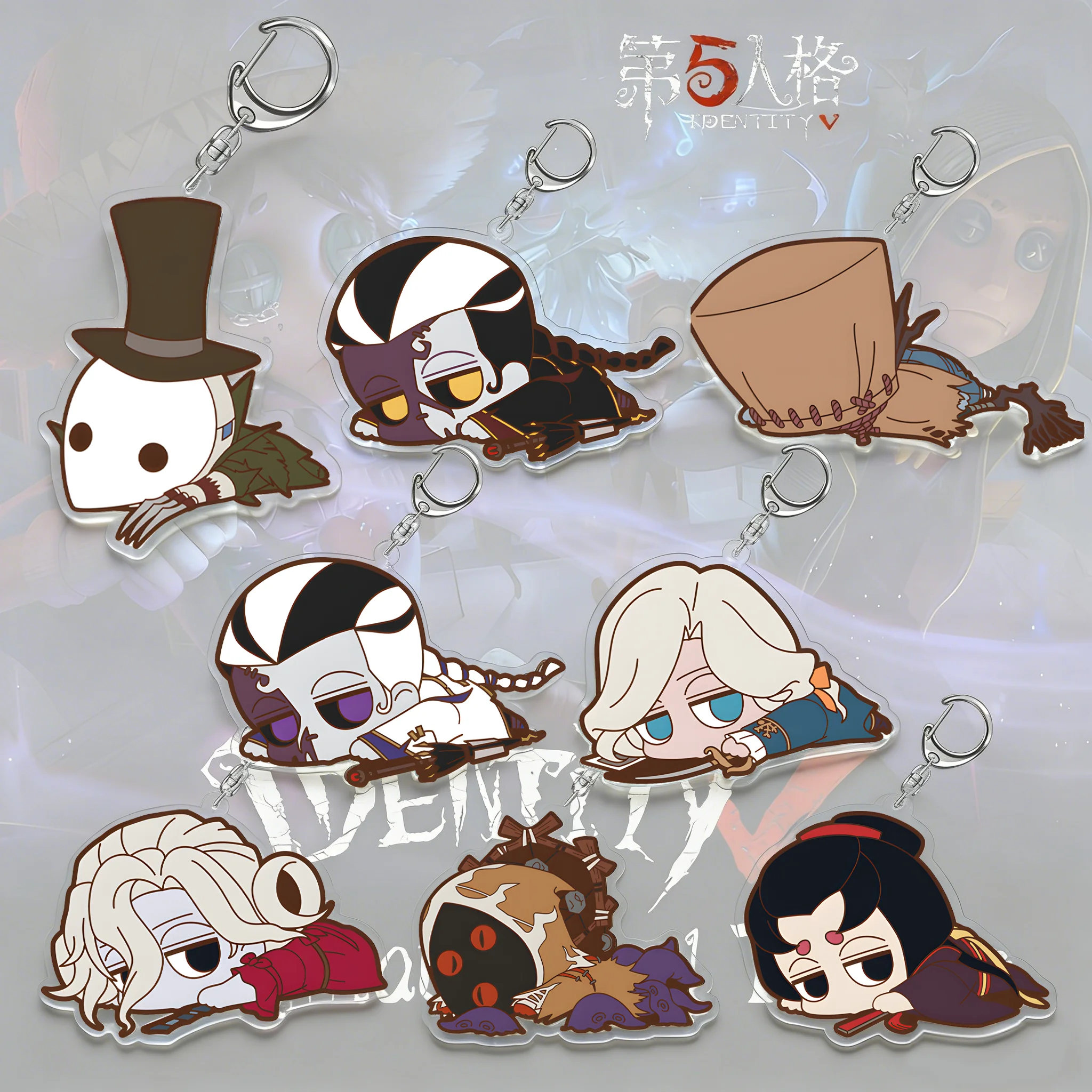 Lucky Seven Anime Peripheral Store Jack Hastur Mary White Guard/Black Guard Joseph Robbie White HD Characters Acrylic Keychain