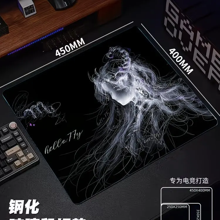 Twelve Zodiac Signs Glass Mouse Pad Game Pad Smooth Frosted Surface Waterproof Desk Tempered Large Multiple Size Optional