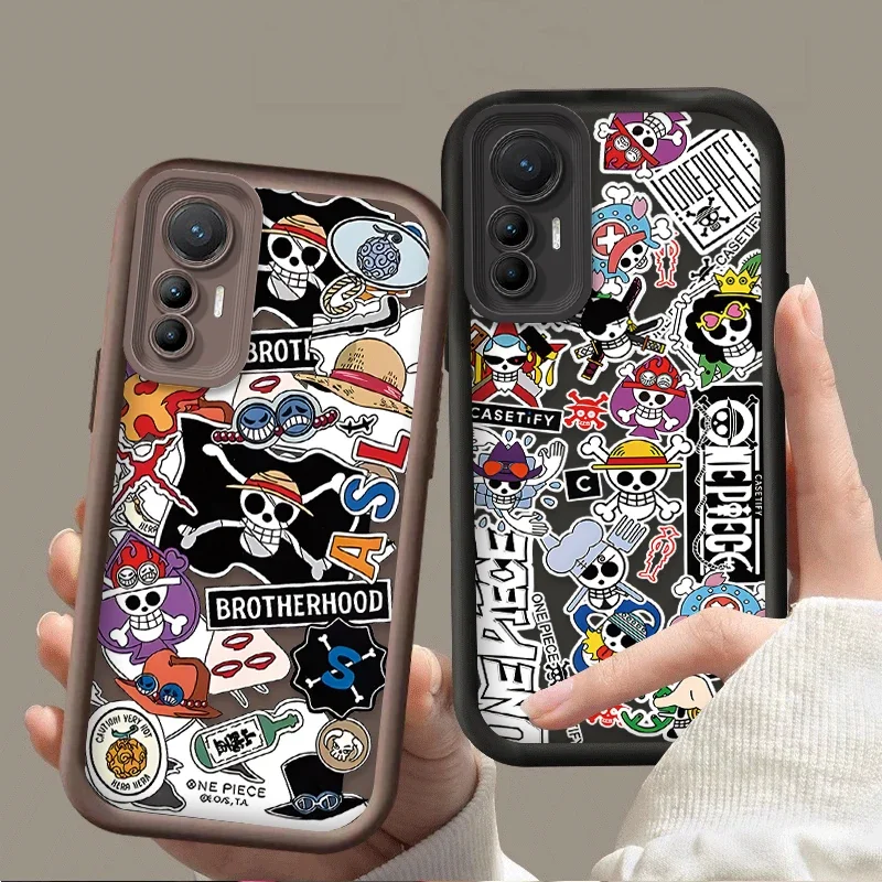 Anime O-One Pieces Skull Phone Case For Xiaomi POCO X6 X5 X4 GT X3 NFC F3 F4 F5 F6 M6 Pro 4G 13T 12T 11T 13 12 11 Lite 5G NE