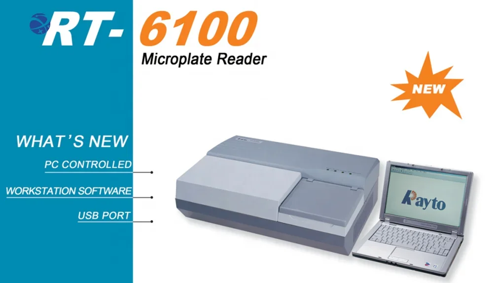 Rayto RT-6100 portable microplate reader for lab use