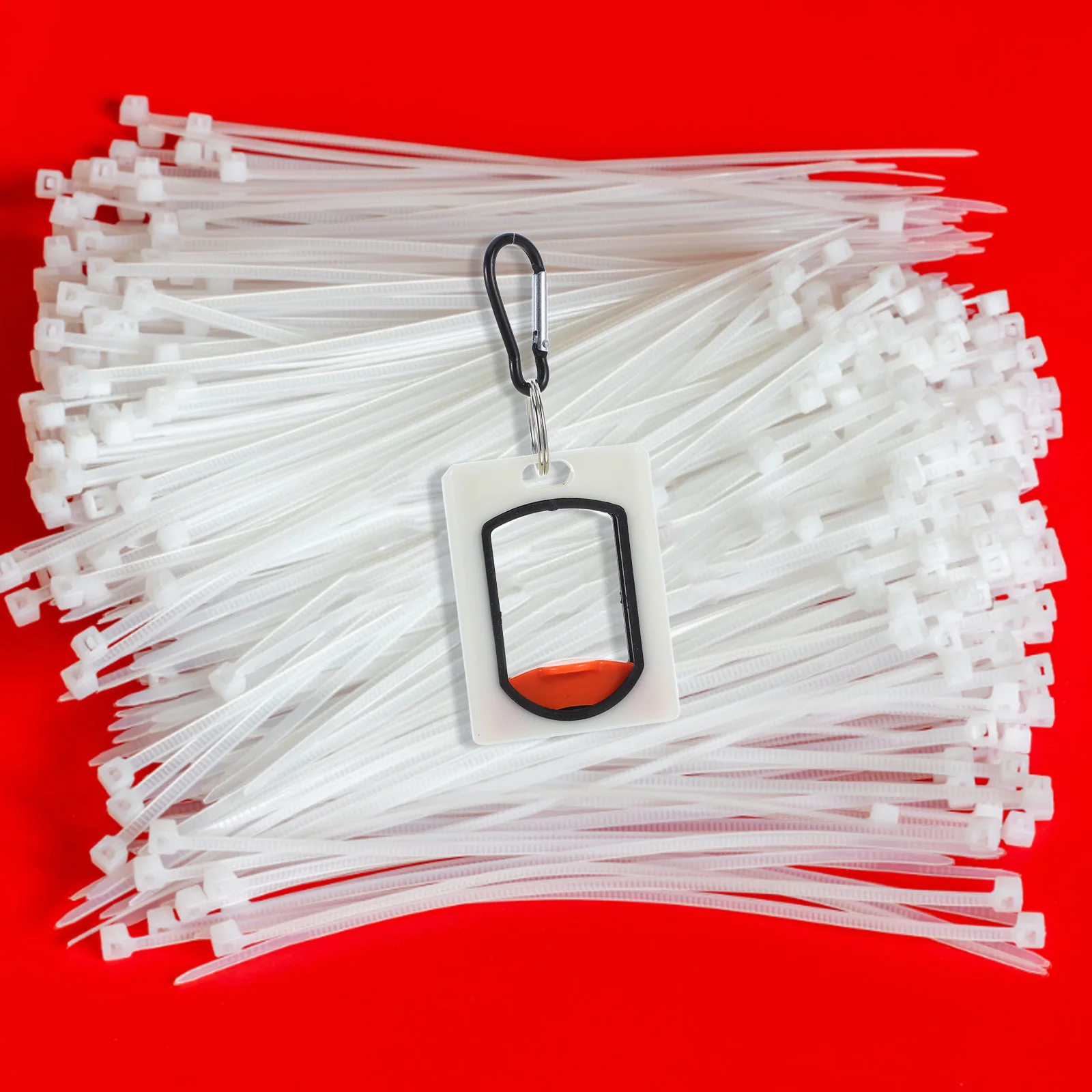 

Luminous Zip Tie Organizer Square Design Nighttime Visibility Portable Durable Multifunctional Hardware Tool Electrician