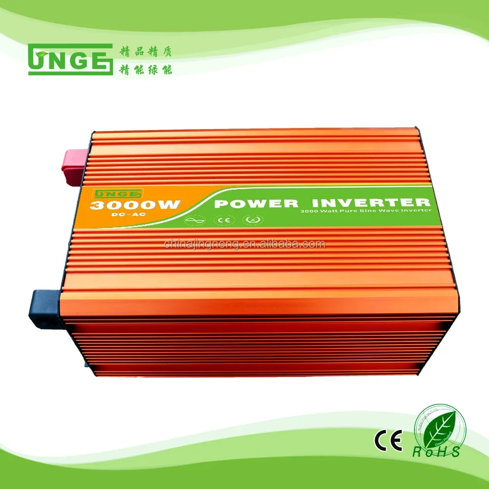 3000 watt solar power inverter dc 12v 24v 48v to ac 220v pure sine wave JNGE brand world wide distributor wanted