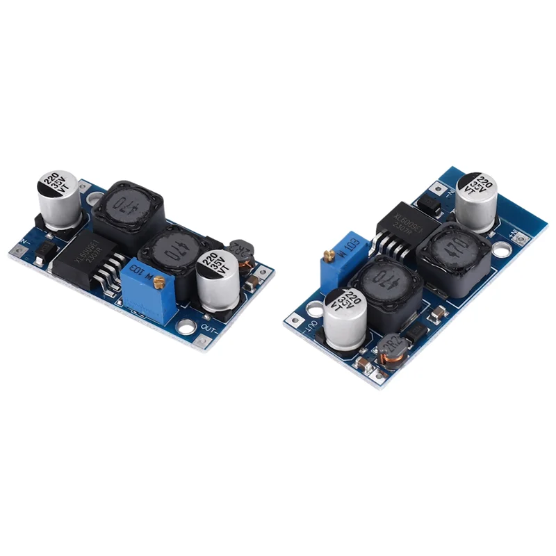 Convertitore buck boost DC-DC regolabile da 2 pezzi Regolatore automatico di tensione largo XL6009 Modulo di tensione-N35R