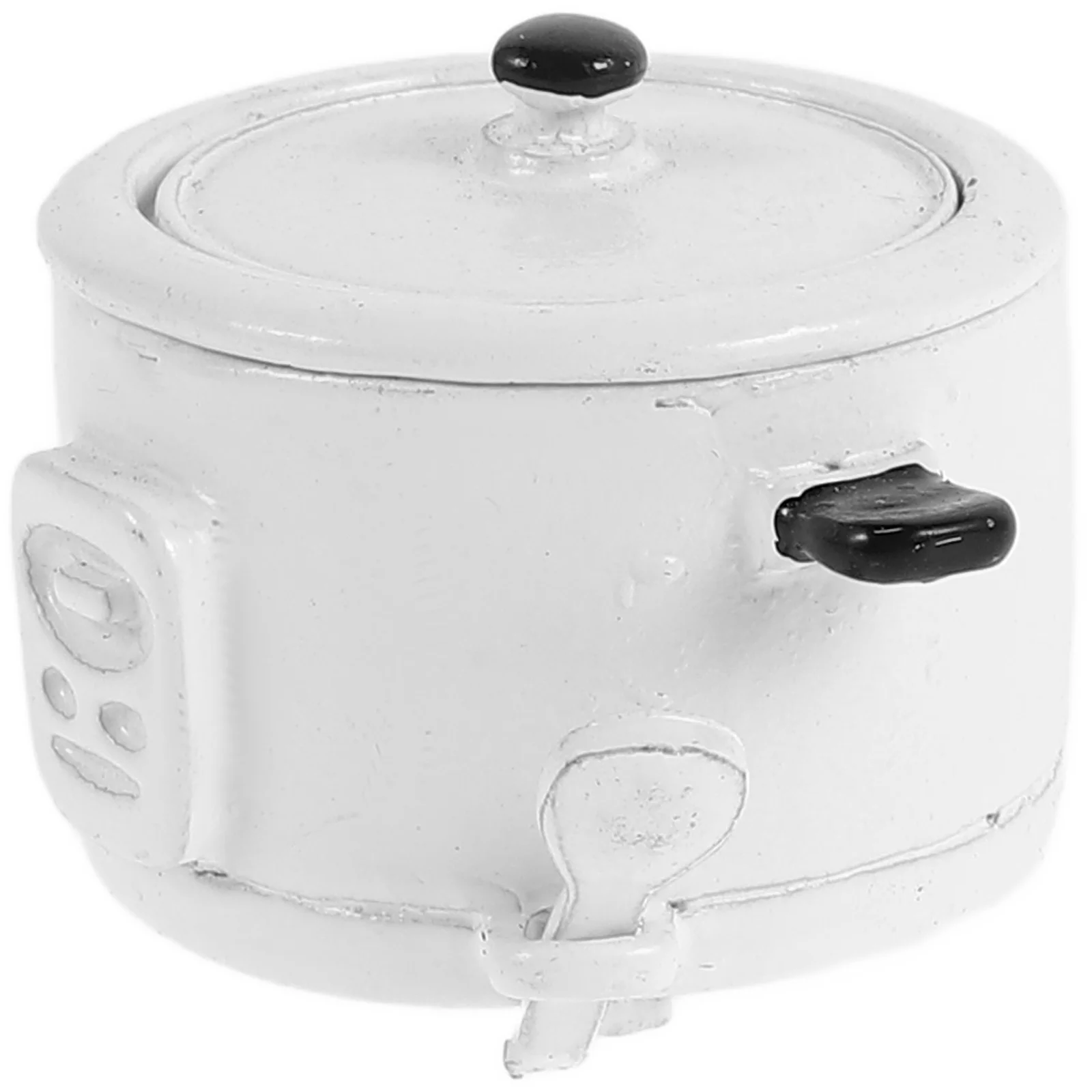 

Mini Rice Cooker Simulation Toy Dollhouse Accessories Miniature Verse Happy Hour