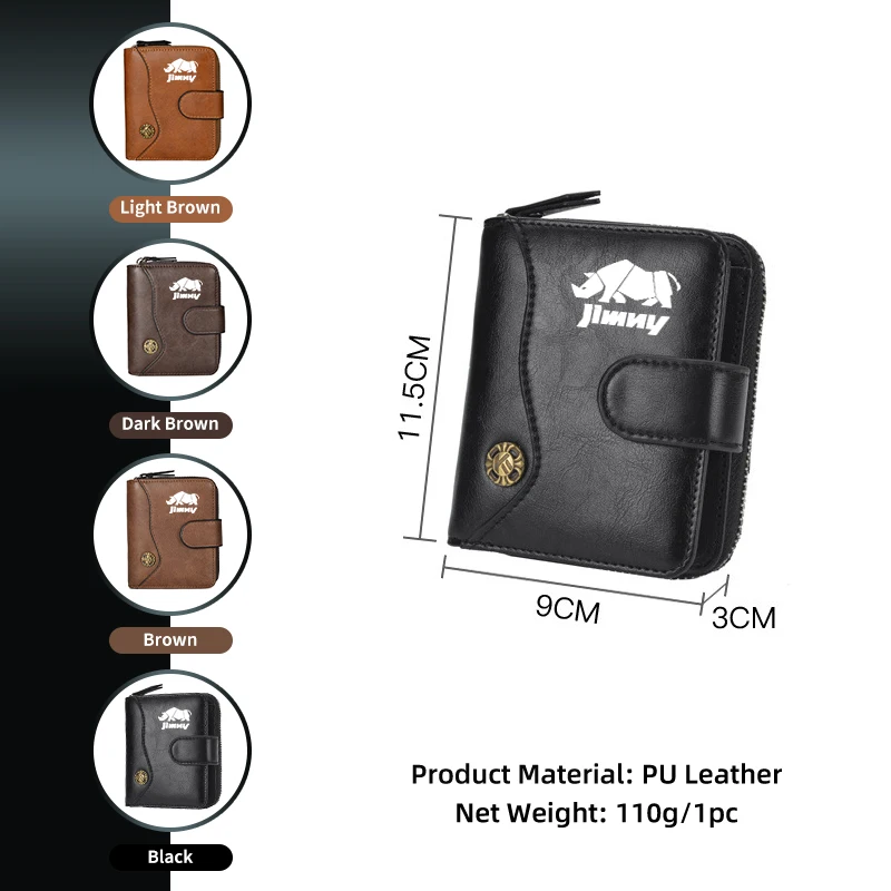Car Men's Card Case Wallet Coin Purse Ticket Holder Cash Bag Accessories For Suzuki Jimny vitara Alto Swift Grand Vitara Ignis