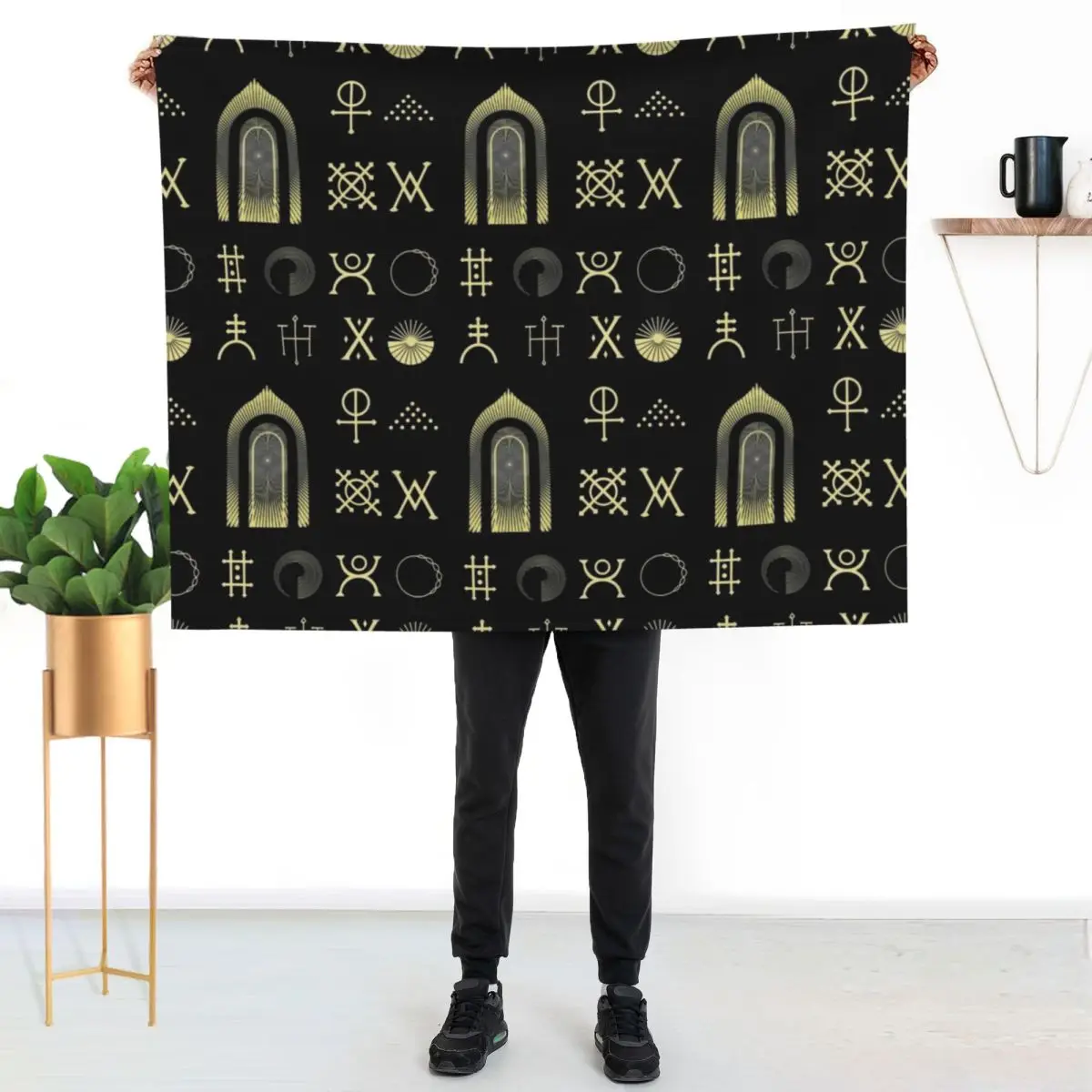 

Rock Elments Throw Blanket Fade Resistant Durable Throw Blanket