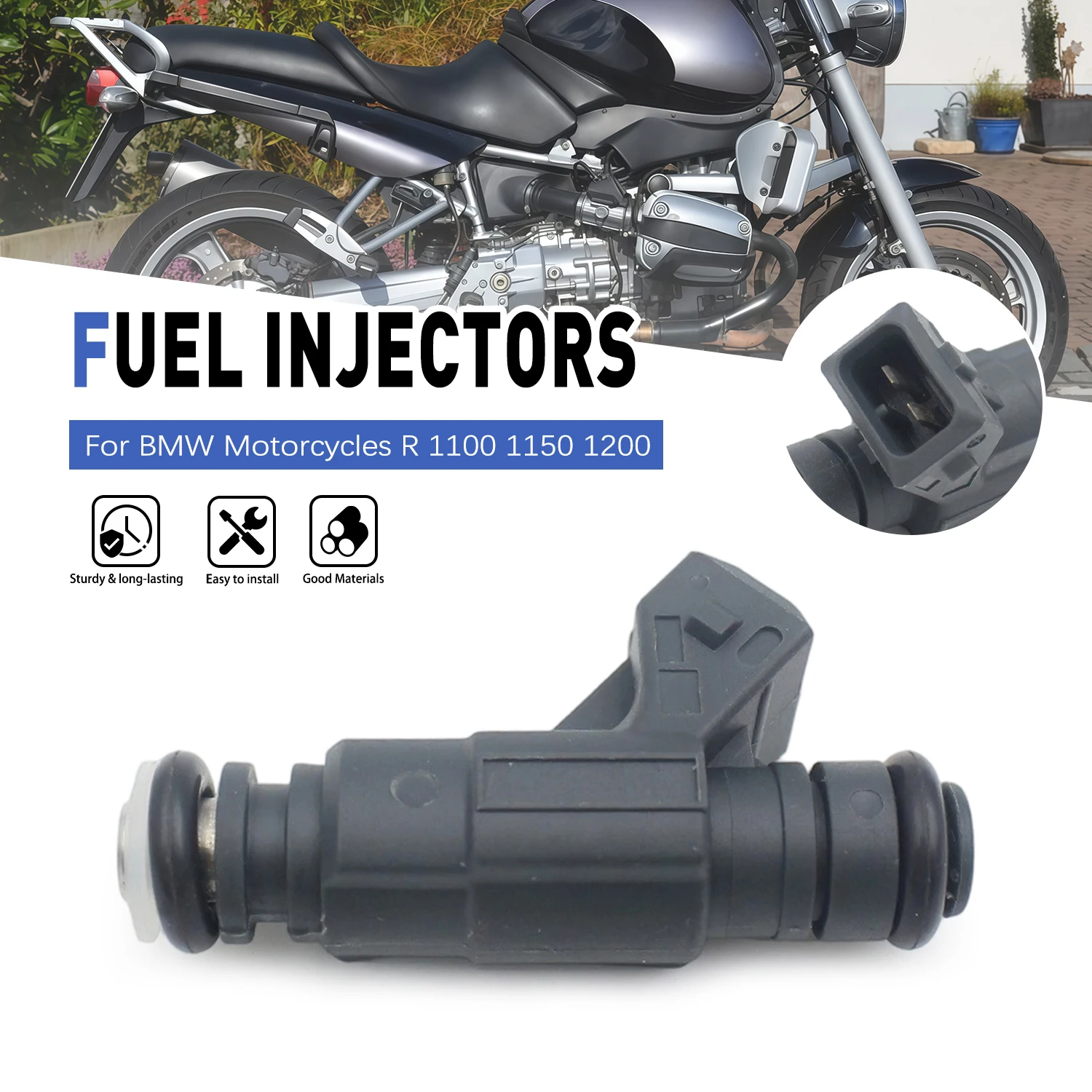For BMW F650 CS R1150 GS RS A6 R1500R R1100 R1200 R850R R850RT Fuel Injector Nozzle Engine Fuel Injector Replace 0280155788