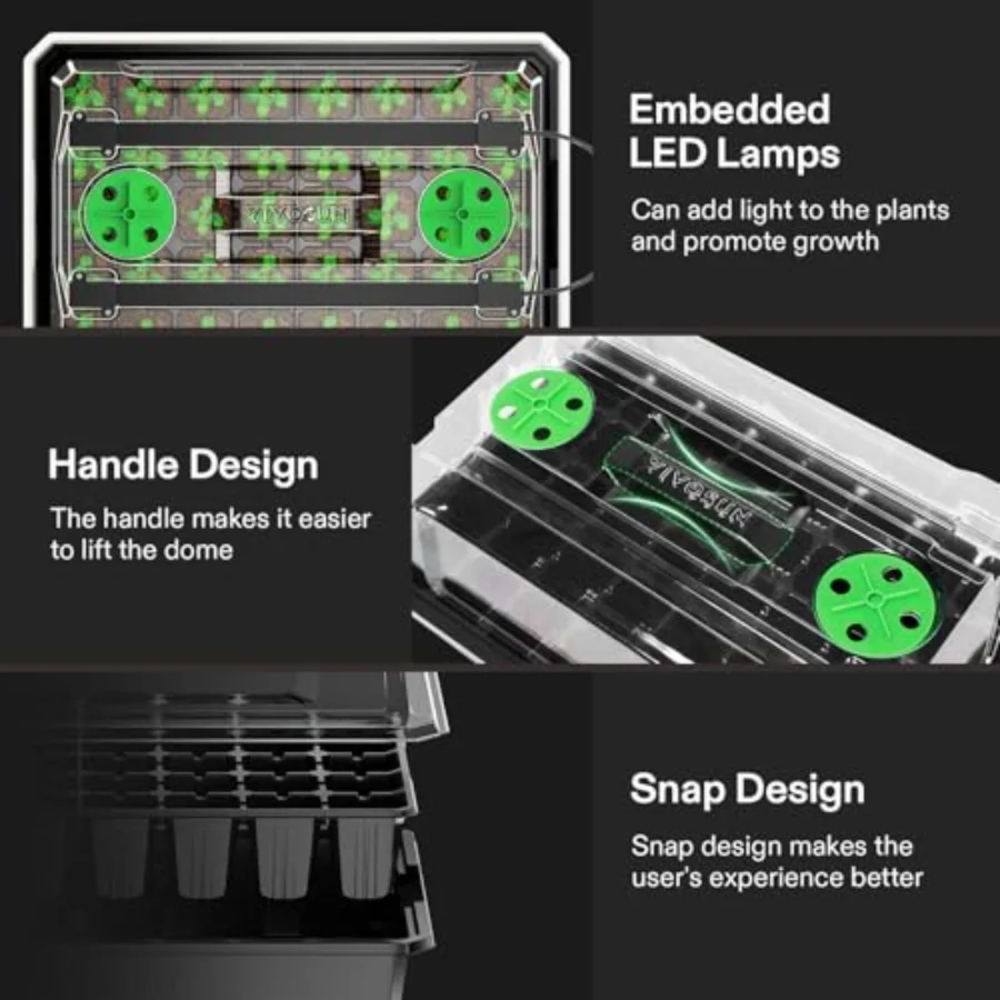 6-Pack Seed Starter Trays for - огляд і ціна Seed Starter Tray