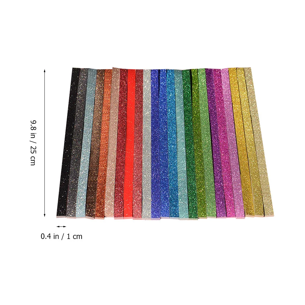 

460Pcs Pentagram Star Paper Strips Foldable Colored Paper for DIY Handcraft Crafts and Notes Glitter Origami Stars Origami