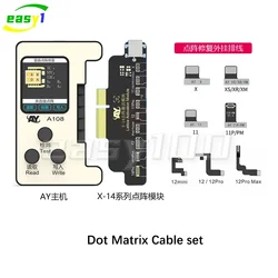 AY A108 BOX Dot Matrix True Tone Programmer for iPhone X-12 Pro MAX FACE ID Read Write Dot Face ID Repair Flex No dismantle