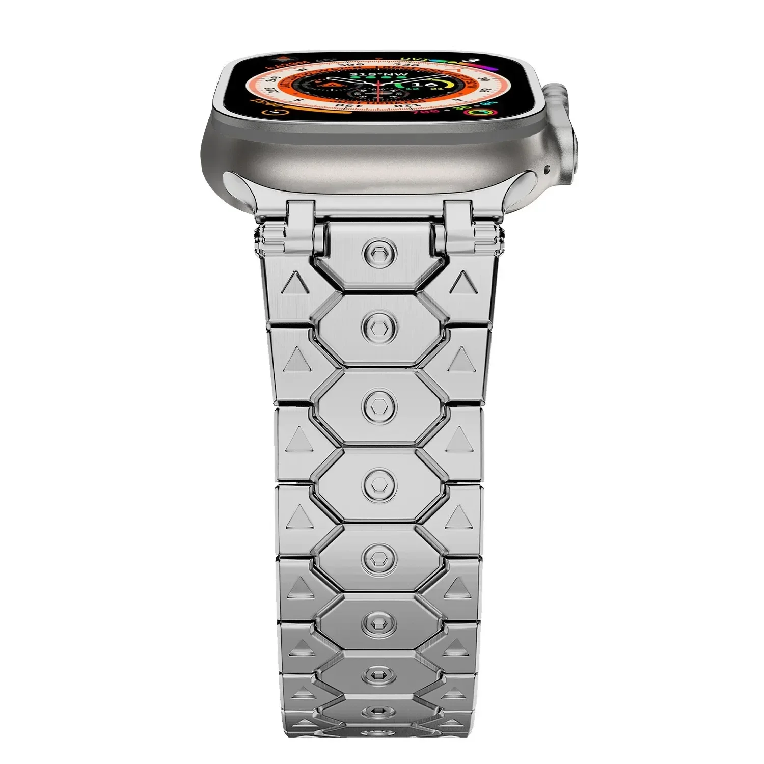 Bracelet Titan pour Apple Watch Ultra 2 3 49mm 11 10 42mm 46mm 9 8 7 45mm 41mm, Bracelet confortable en métal iwatch 6 5 4 SE3 44mm 40mm